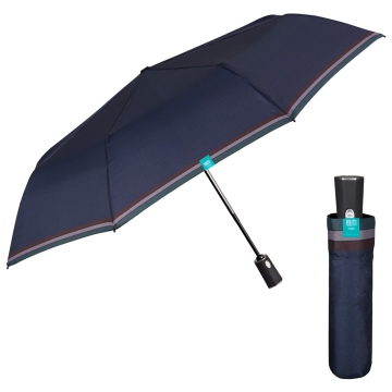Men's Automatic Open-Close Umbrella Perletti Time 26280, Black
