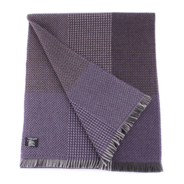 Wool scarf Ma.Al.Bi. MAB101 130/5, 35x180 cm, Purple/Grey/Brown