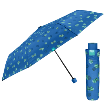 Ladies' manual umbrella Perletti Time 26267, Blue
