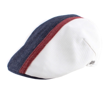 Men's summer cap HatYou CTM2323, Denim/White