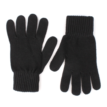 Дамски плетени ръкавици HatYou GL0012, Черен