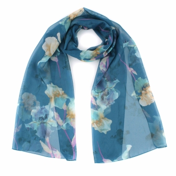 Ladies' scarf HatYou SE0249-26, Blue/Irises 