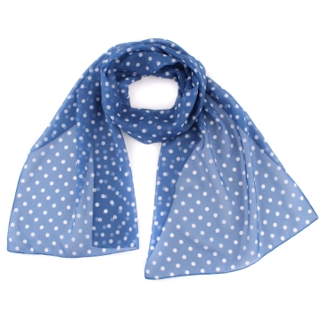 Ladie's scarf HatYou SI0249-48, 40х160 см, Blue