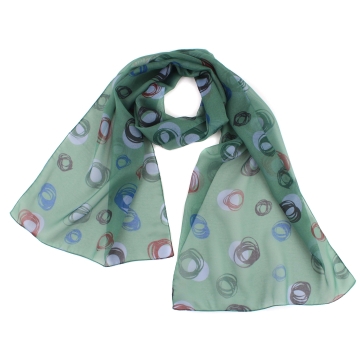 Lades' scarf HatYou SI0763-97, 40x160 cm, Green
