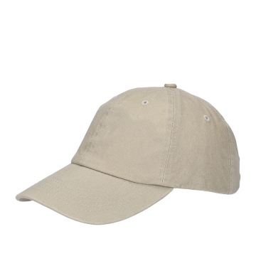 Бейзболна памучна шапка MESS CTM1695, Светлобежов