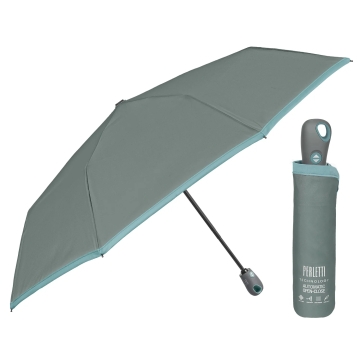 Ladies' automatic Open-Close umbrella Perletti Technology 21773, Grey