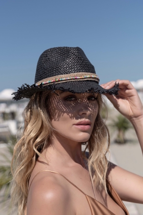 Ladies' summer hat HatYou CEP0839, Black