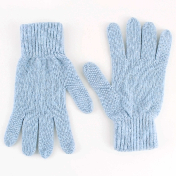 Ladies' Knitted Gloves Pulcra GU LANA, Sky blue