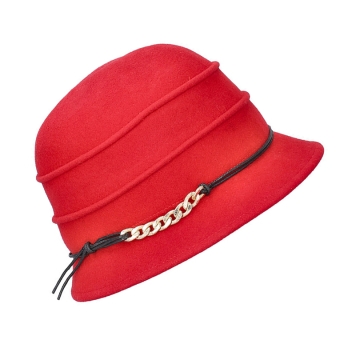 Ladies' felt hat HatYou CF0363, Red