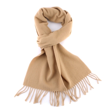 Wool scarf Pulcra Stelvio, 25x200 cm, Camel