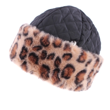 Ladies' hat HatYou CP3302, Black/Leopard