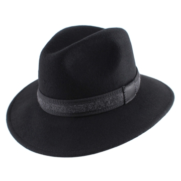 Мъжка филцова Fedora HatYou CF0040 N, Черен