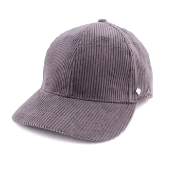 Men's Cotton Corduroy Baseball Cap HatYou CP2995, Gray