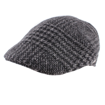 Men's wool cap HatYou CP4039, Grey pepitе