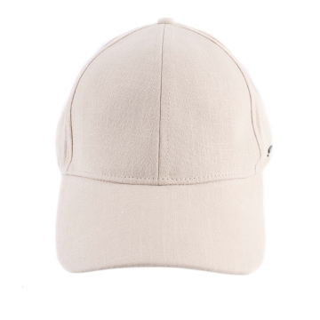 Summer baseball cap made of linen and cotton HatYou CTM2455, Green