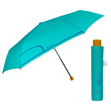 Women's Manual Extraslim Umbrella Perletti Time 26415, Turquoise