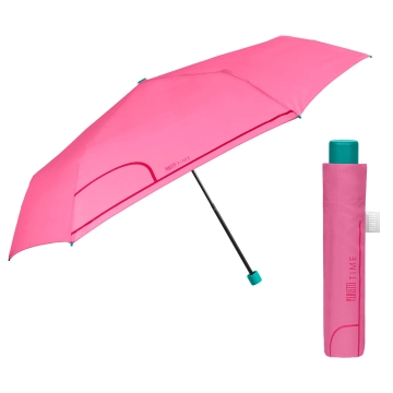 Women's Manual Extraslim Umbrella Perletti Time 26415, Pink