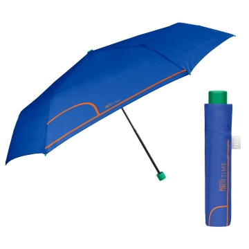 Women’s manual Extraslim umbrella Perletti Time 26415, Blue