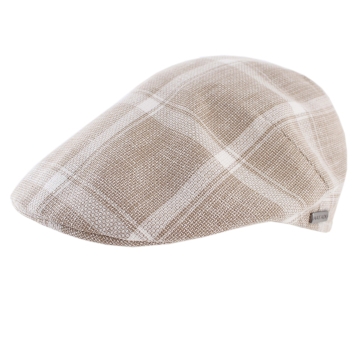 Men's Linen Flat Cap HatYou CTM2439, Beige
