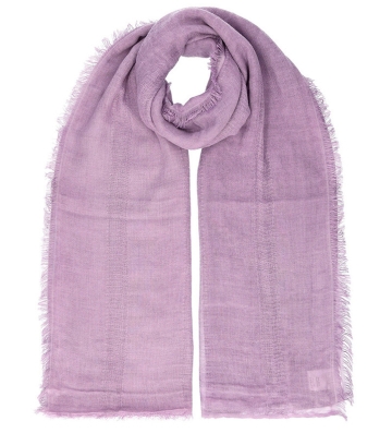 Summer scarf in cotton and modal HatYou SE0688, 65x190 cm, Light Green