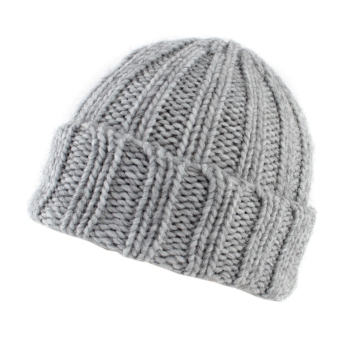Căciulă tricotată Raffaello Bettini RB 013/2453, Gri deschis
