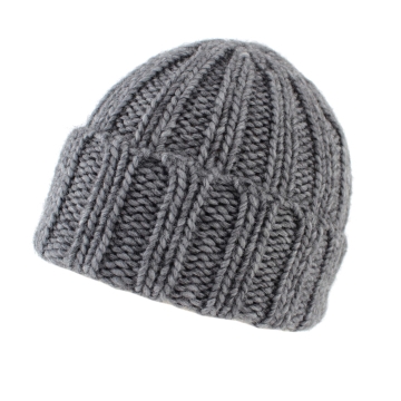 Căciulă tricotată Raffaello Bettini RB 013/2453, Gri închis