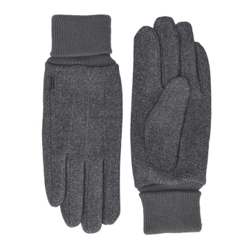 Mănuși damă din material textil cu manșetă HatYou GL1604, Bej