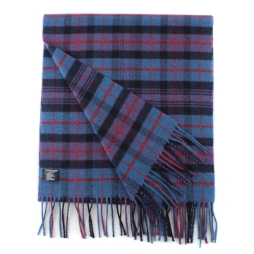 Fular din lână Ma.Al.Bi. MAB105 51/510, 37x180 cm, Albastru