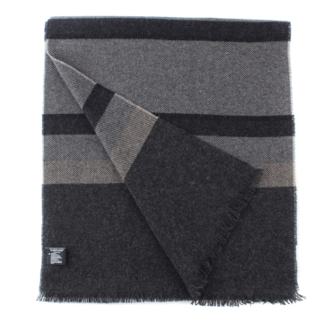 Fular fin din cașmir Ma.Al.Bi. MAB836 103/1, 37x180 cm, carouri gri