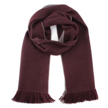 Вълнен шал Ma.Al.Bi. MAB141 12/6, 30х180 см, Бордо