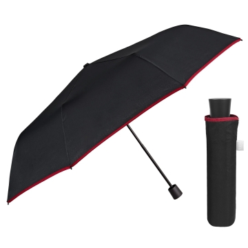 Men’s Foldable Manual Umbrella | Perletti Time 26392 | Black