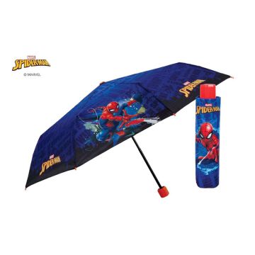 Детски сгъваем чадър Perletti Kids Spiderman 75396, Син