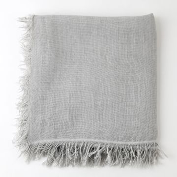 Large viscose and polyamide scarf Pulcra, 90×190 cm | Blue melange