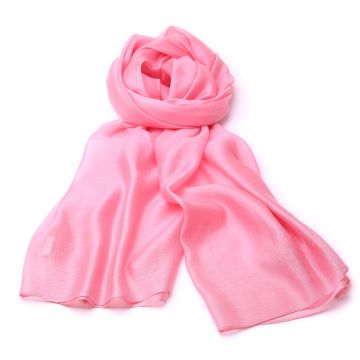 Ефирен шал от модал и коприна HatYou, 80х195 см | Розов
