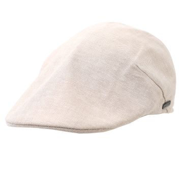 Șapcă pentru bărbați din in, cu model „herringbone” HatYou | Natural