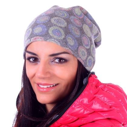 Ladies knitted hat Pulcra Stampa