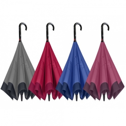 Ladies umbrella with reverse folding Perletti 25957