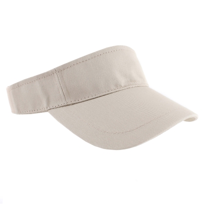 Ladies' cotton visor MESS CTM1311, Beige