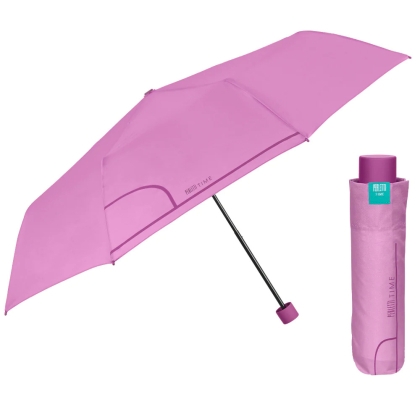 Ladies' manual umbrella Perletti Time 26292, Purple