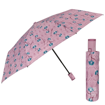Ladies' automatic Open-Close umbrella Perletti Technology 21776, Pink