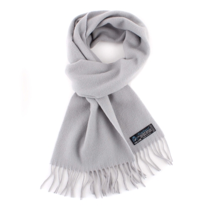 Wool scarf Pulcra Stelvio, 25x200 cm, Grey