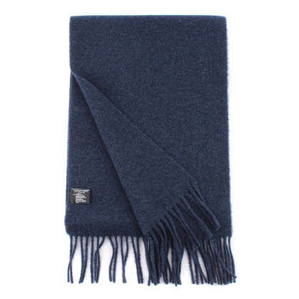 Wool scarf Ma.Al.Bi. MAB844 60/655, 28х174 cm, Blue melange