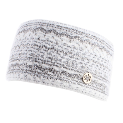 Headband with rhinestones Granadilla JG5215, White