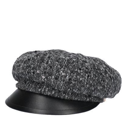 Дамски зимен каскет HatYou CP4334, Черен меланж