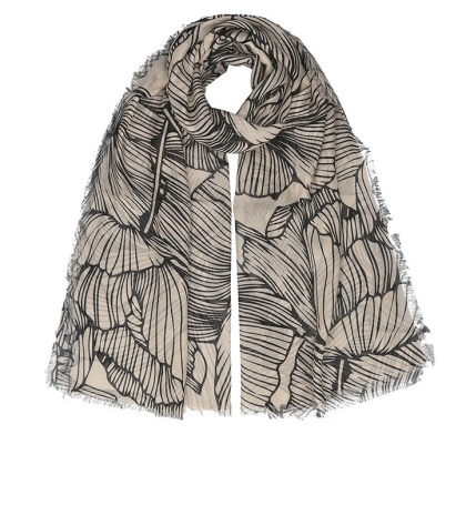 Шал от бамбук HatYou SI2914, 70x190 cm, Бежов
