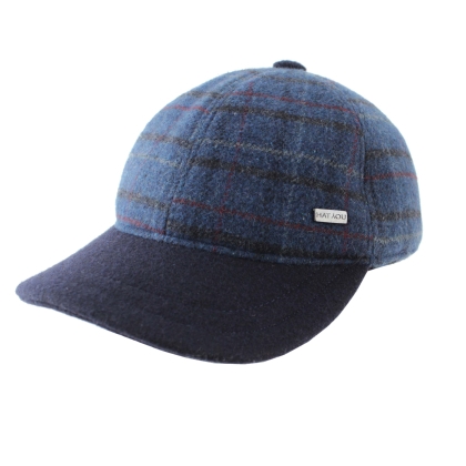 Men’s wool baseball cap with ear flaps HatYou CP4078, Grey