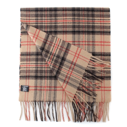 Вълнен шал Ma.Al.Bi. MAB105 51/400, 37х180 см, Бежов