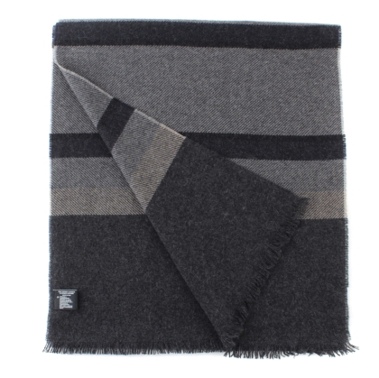 Fular fin din cașmir Ma.Al.Bi. MAB836 103/1, 37x180 cm, carouri gri