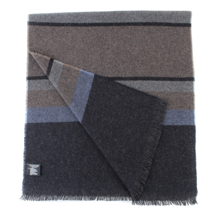 Fine cashmere scarf Ma.Al.Bi. MAB836 103/1, 37x180 cm, grey check
