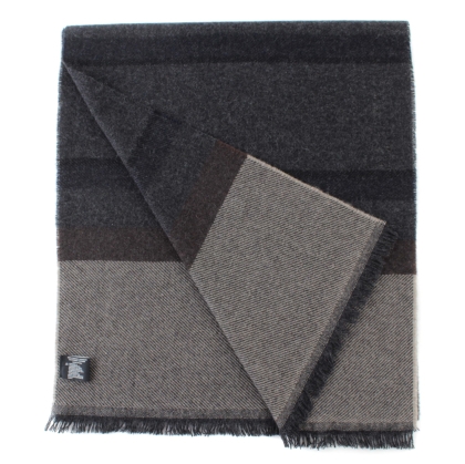 Fine cashmere scarf Ma.Al.Bi. MAB836 103/1, 37x180 cm, grey check